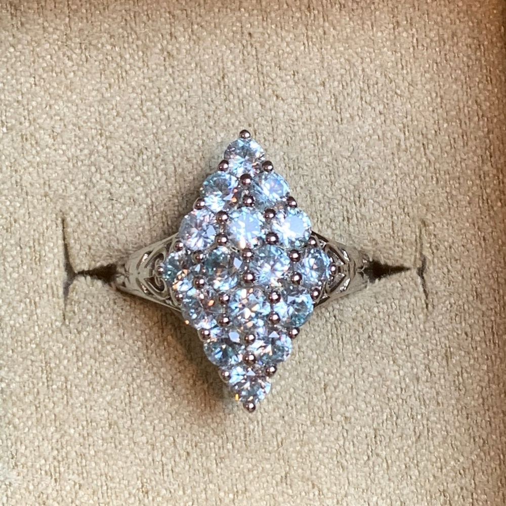 🦋Cambodian Blue Zircon Ring🦋